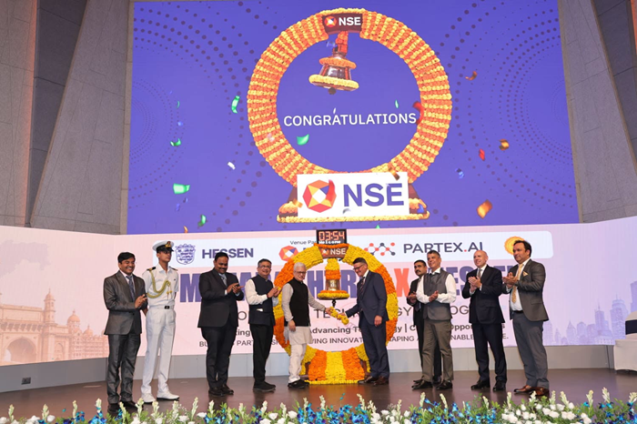 NSE India: Esteemed dignitaries ring NSE India bell
